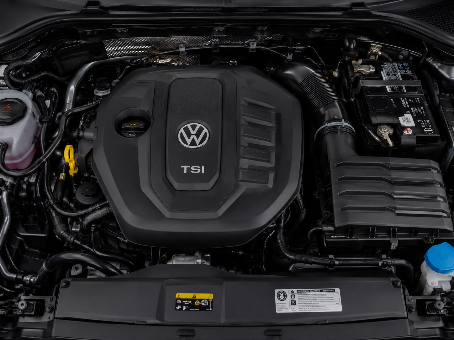 Volkswagen engine serviced at Euro Auto Works in Fredericksburg, VA