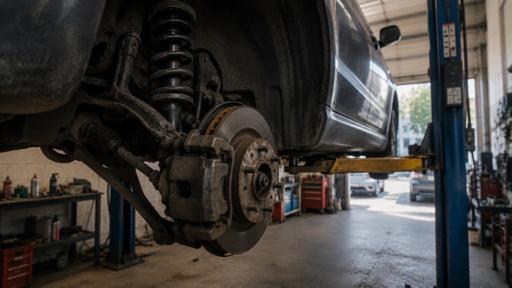 Suspension repair at Euro Auto Works