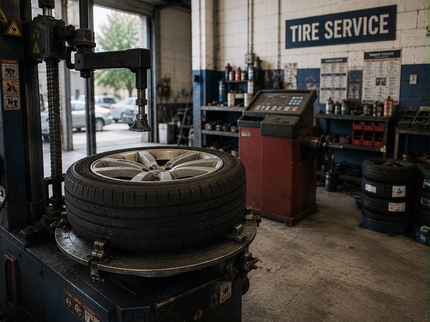 Tire service at Euro Auto Works
